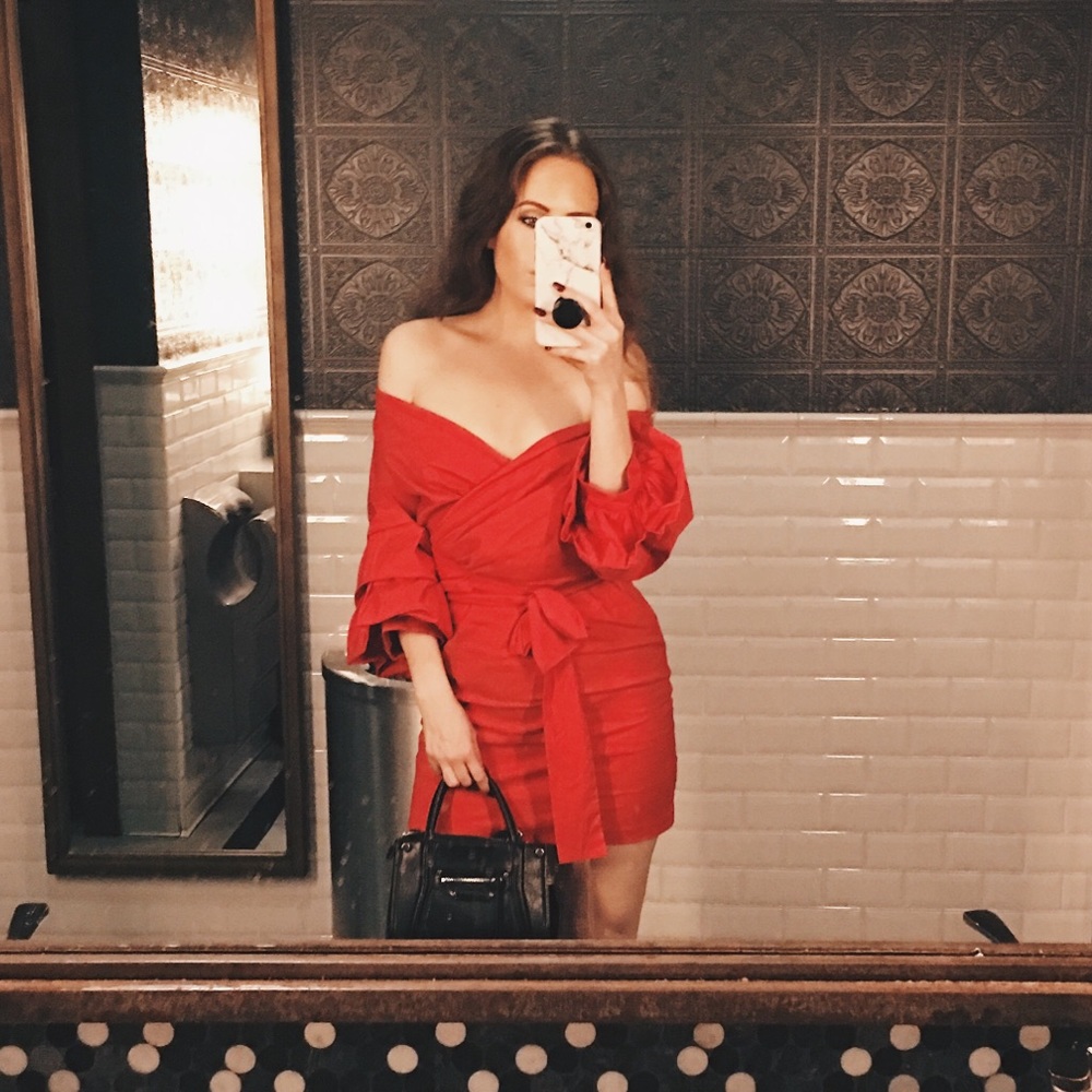 Zara Red Hot Dress!